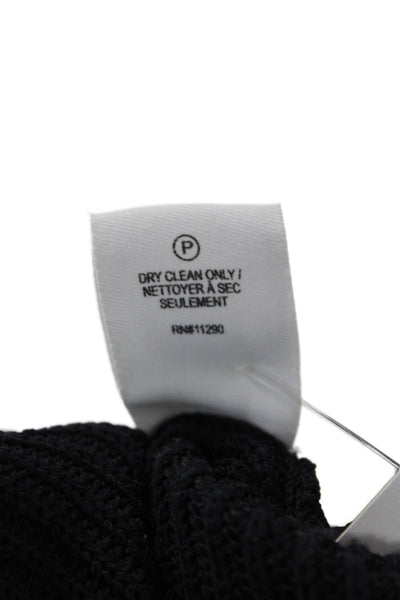Derek Lam 10 Crosby, Women, Pullover V-Neck Long Sleeve Black Polyamide Size M