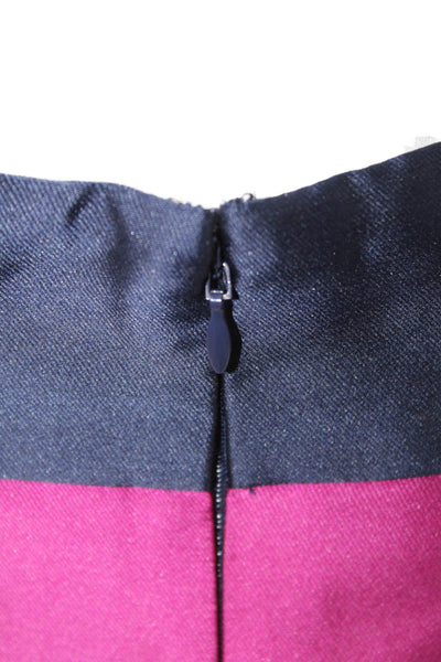 Moulinette Soeurs Anthropologie Women A-Line Pleated Skirt Dark Blue Size 10