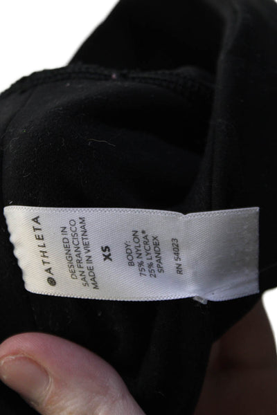 Athleta Women Ankle Leggings Black Size XS