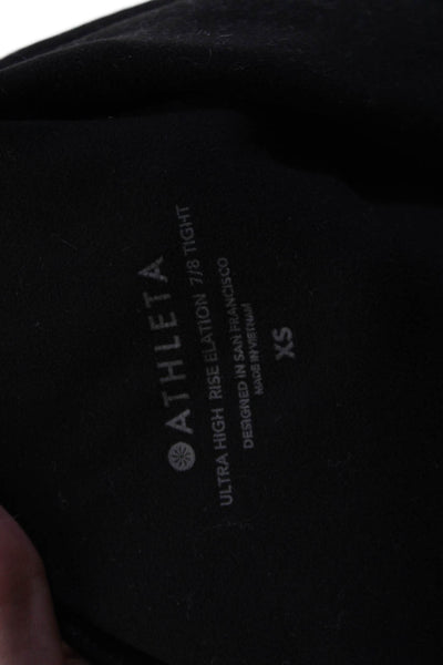 Athleta Women Ankle Leggings Black Size XS