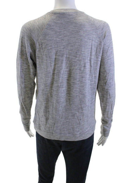 Athleta Women Gray Crew Neck Pullover Sweater Size S