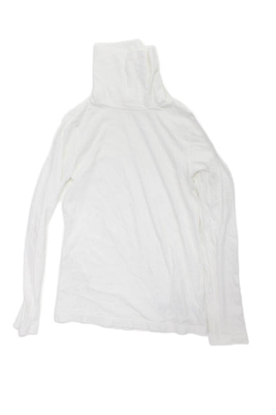 Crewcuts Childrens Girls Long Sleeves Turtleneck Blouse White Size 12