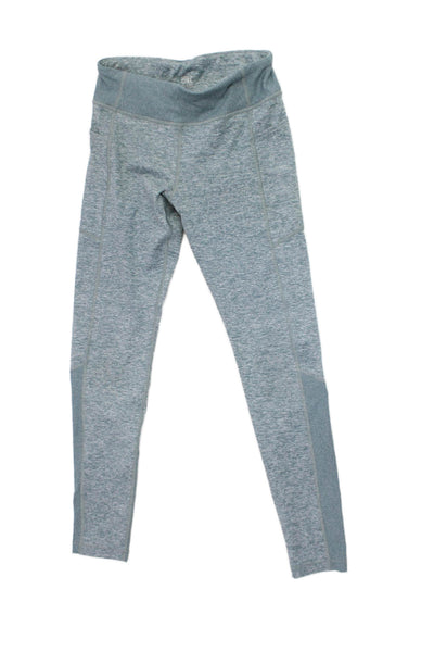 Athleta Girl Childrens Girls Pull On Mid Rise Leggings Blue Size 14