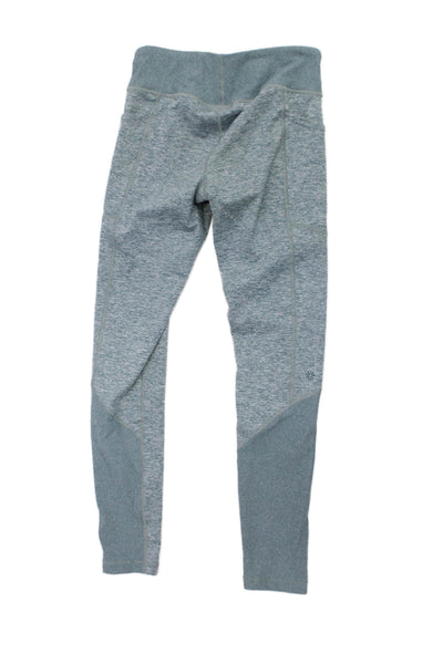 Athleta Girl Childrens Girls Pull On Mid Rise Leggings Blue Size 14