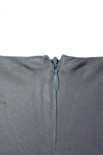 ASTR Womens Maxi Dress Dark Gray Long Sleeve Drawstring Size XS