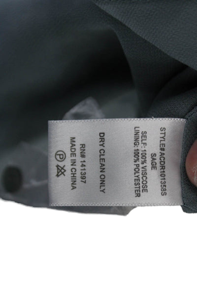 ASTR Womens Maxi Dress Dark Gray Long Sleeve Drawstring Size XS