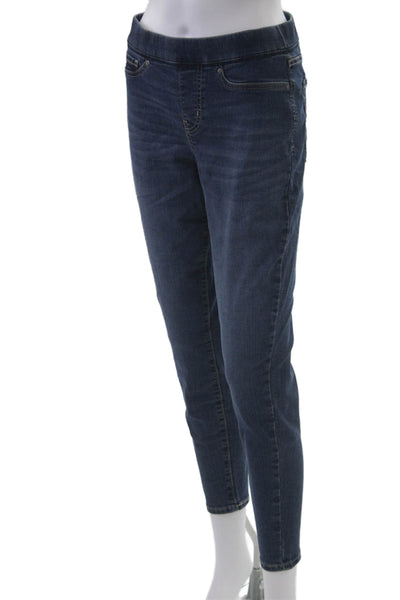 Levis Women Ankle Jegging Dark Blue Mid-Rise Petite Size 28