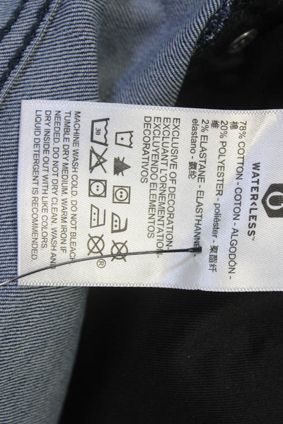 Levis Women Ankle Jegging Dark Blue Mid-Rise Petite Size 28