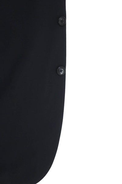 Joseph Abboud Mens Dark Blue Wool Blazer Button Collared Size 46