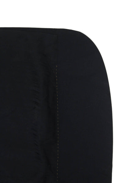 Joseph Abboud Mens Dark Blue Wool Blazer Button Collared Size 46