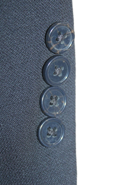 Joseph Abboud Men Classic Black Collared Button Suit Jacket Size 42