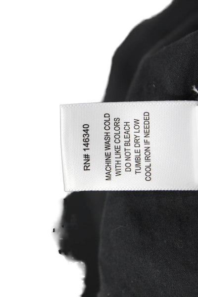 Amo Unisex Black Army Jogger Ankle Cotton Pants Size XS