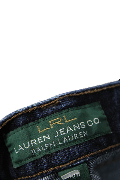 Lauren Ralph Lauren Women Cropped Dark Blue Pants Size 16 Petites