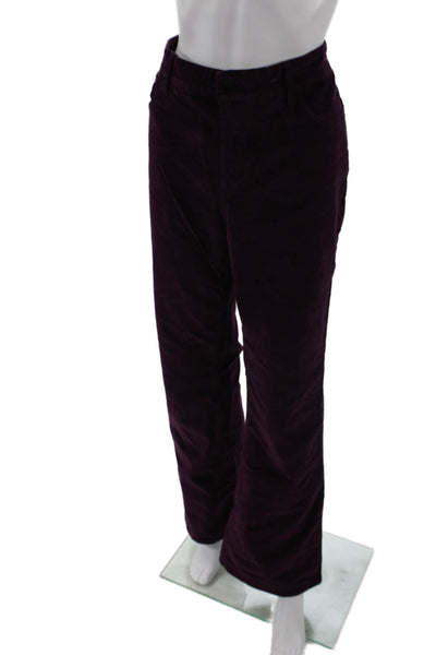 NYDJ Unisex Purple Pants Mid Rise 70% Wool 30% Polyester Size 16