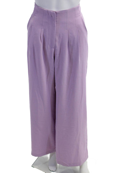 Skies Are Blue Women Dress Pants Purple Size S