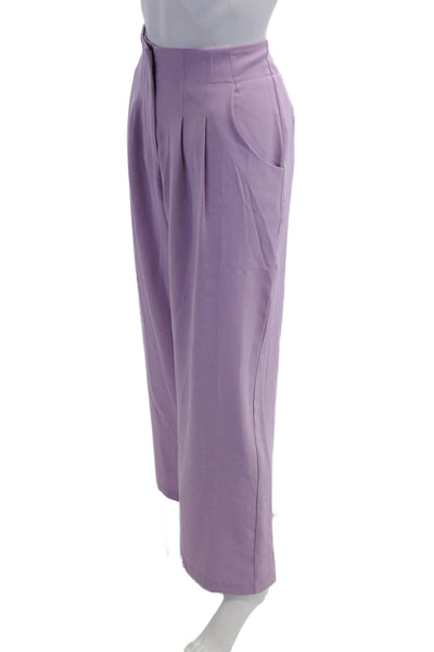 Skies Are Blue Women Dress Pants Purple Size S