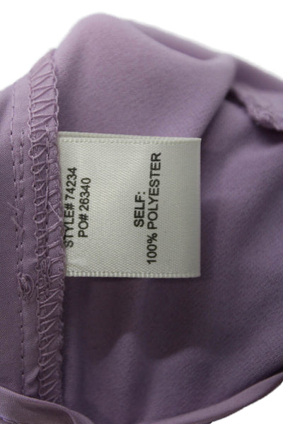 Skies Are Blue Women Dress Pants Purple Size S