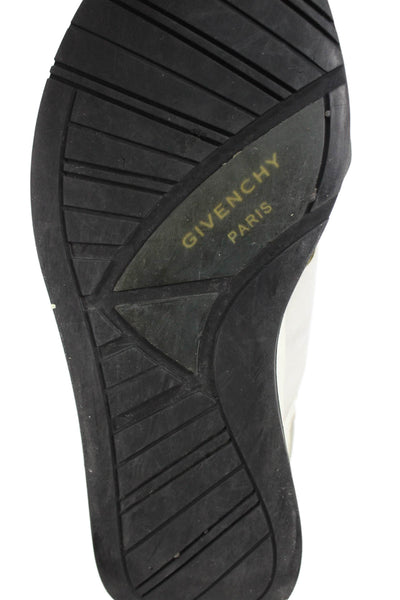 Givenchy Womens Textured Lined Slip On Chunky Sneakers White Size 8