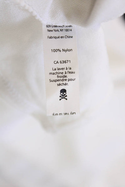 Soul Cycle Womens Skull Tank Top White Crew Neck Sleeveless Size S