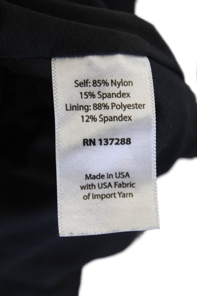 Year Of Ours Womens Solid Ribbed Activewear Bra Black Size XS