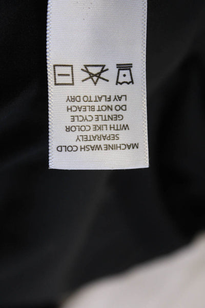 Year Of Ours Womens Solid Ribbed Activewear Bra Black Size XS