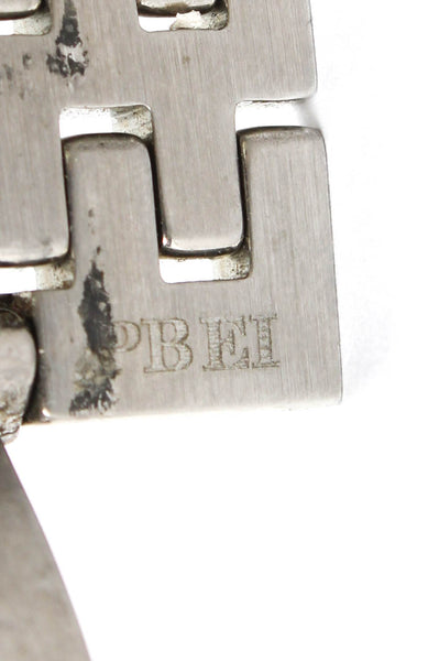 Cartier Womens Vintage Stainless Steel Panthere Ruban Quartz Watch 17mm