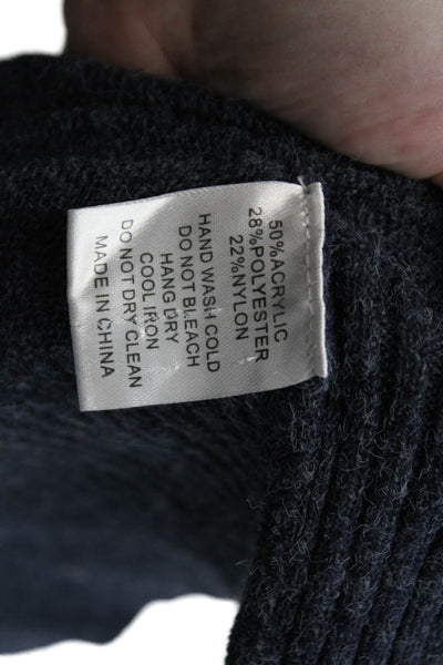 Mod Ref Unisex Dark Blue Turtleneck Pullover Sweater Size S