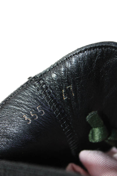 Scarosso Mens Suede Stretch Inset Ankle Boots Black Size 47