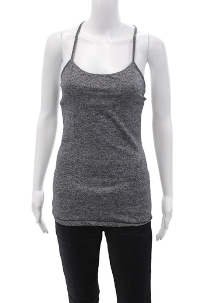 Lululemon Women Dark Gray Camisole Sleeveless Round Neck Size 6