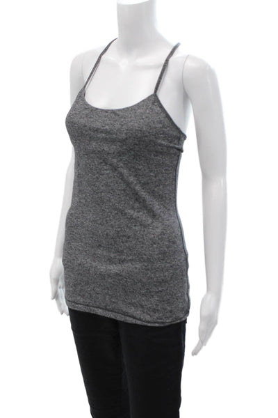Lululemon Women Dark Gray Camisole Sleeveless Round Neck Size 6