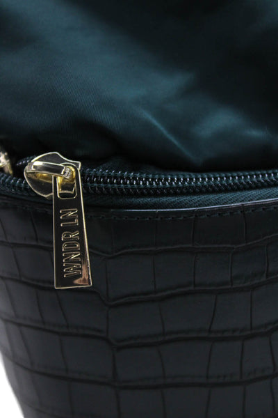 WNDR LN Unisex Adults Zippered Compartment Detail Carry On Bag Green