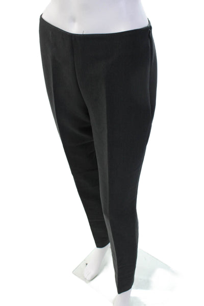 Domenico Vacca, Womens Dress Pants Dark Gray Zip 27in Inseam Size 8
