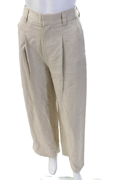 Something Navy, Unisex, Dress Pants Beige 100% Tencel Size 0