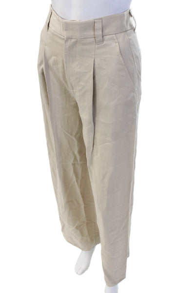 Something Navy, Unisex, Dress Pants Beige 100% Tencel Size 0