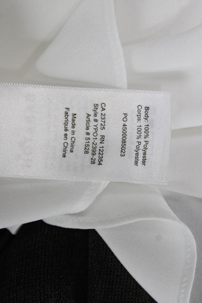 Babaton Women Camisole White V-Neck Sleeveless 100% Polyester Size XS
