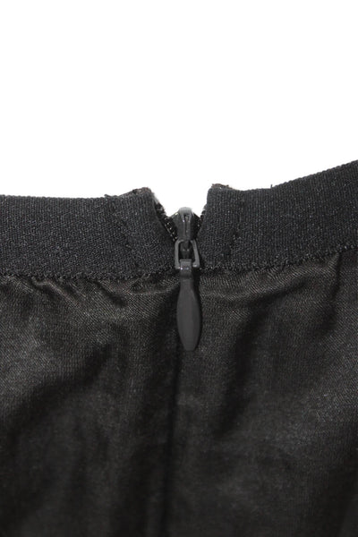 Brazeau Tricot Women Dress Pants Black Zip Polyester Blend Size S
