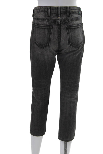 Tortoise Jeans Womens Dark Gray Cropped Ankle Jeans Petite Size 25