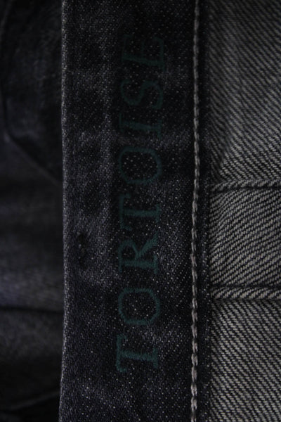 Tortoise Jeans Womens Dark Gray Cropped Ankle Jeans Petite Size 25