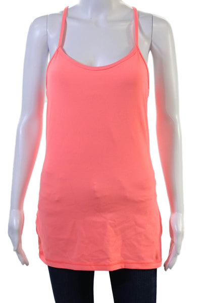 Lululemon Women Camisole Pink Nylon Blend Spaghetti Strap Size 8