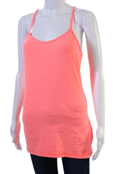 Lululemon Women Camisole Pink Nylon Blend Spaghetti Strap Size 8
