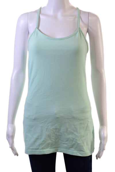 Lululemon Womens Green Basic Camisole Spaghetti Strap Nylon Blend Size 8