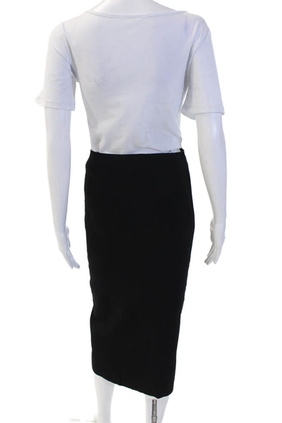 We Wore What Womens Straight Pencil Skirt Black Size S