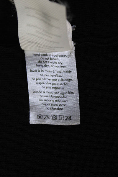 We Wore What Womens Straight Pencil Skirt Black Size S
