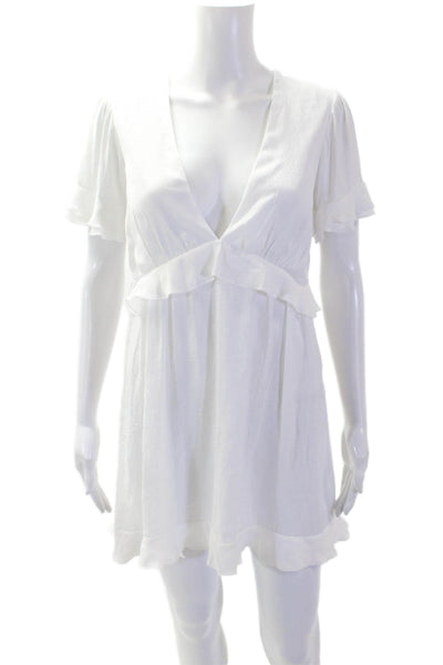 Show Me Your Mumu, Women, White V-Neck Mini Sundress Size XS