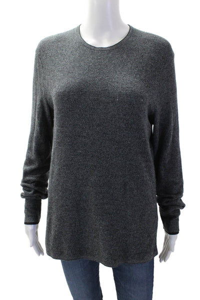 Rag & Bone Womens Dark Gray Merino Crewneck Sweater Size S