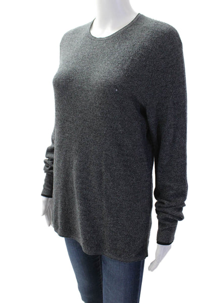 Rag & Bone Womens Dark Gray Merino Crewneck Sweater Size S