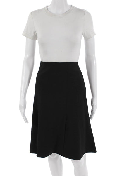 Karen Kane Womens A-Line Black Knee-Length Skirt Size 14