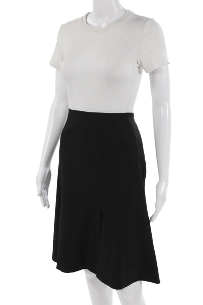 Karen Kane Womens A-Line Black Knee-Length Skirt Size 14