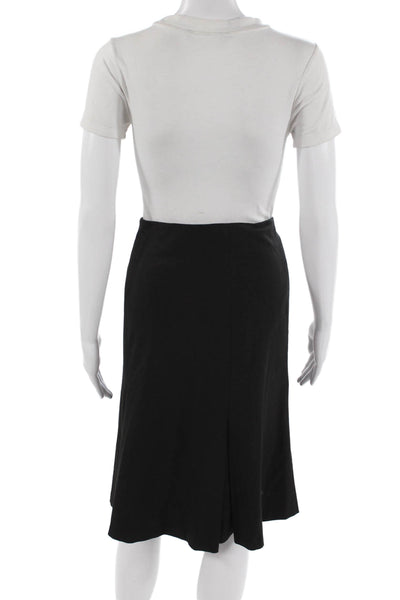 Karen Kane Womens A-Line Black Knee-Length Skirt Size 14