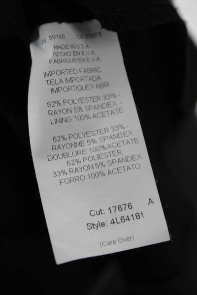 Karen Kane Womens A-Line Black Knee-Length Skirt Size 14
